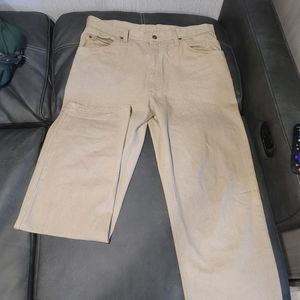 Diamond cut Gusset khaki jeans 36×36. Relaxed fit